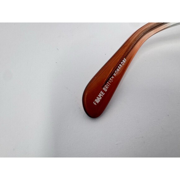 Winbeldon Ruby Vintage Eyeglass Frames Only 50-17-135 Orange Clear NOS UK